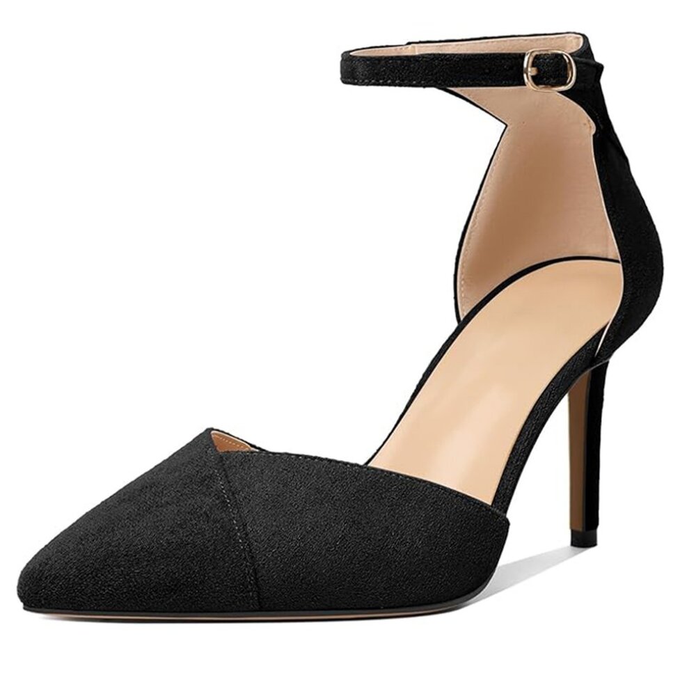 Women's High Heel Ankle Strap D'Orsay Stilettos Size EU 35 / US 5